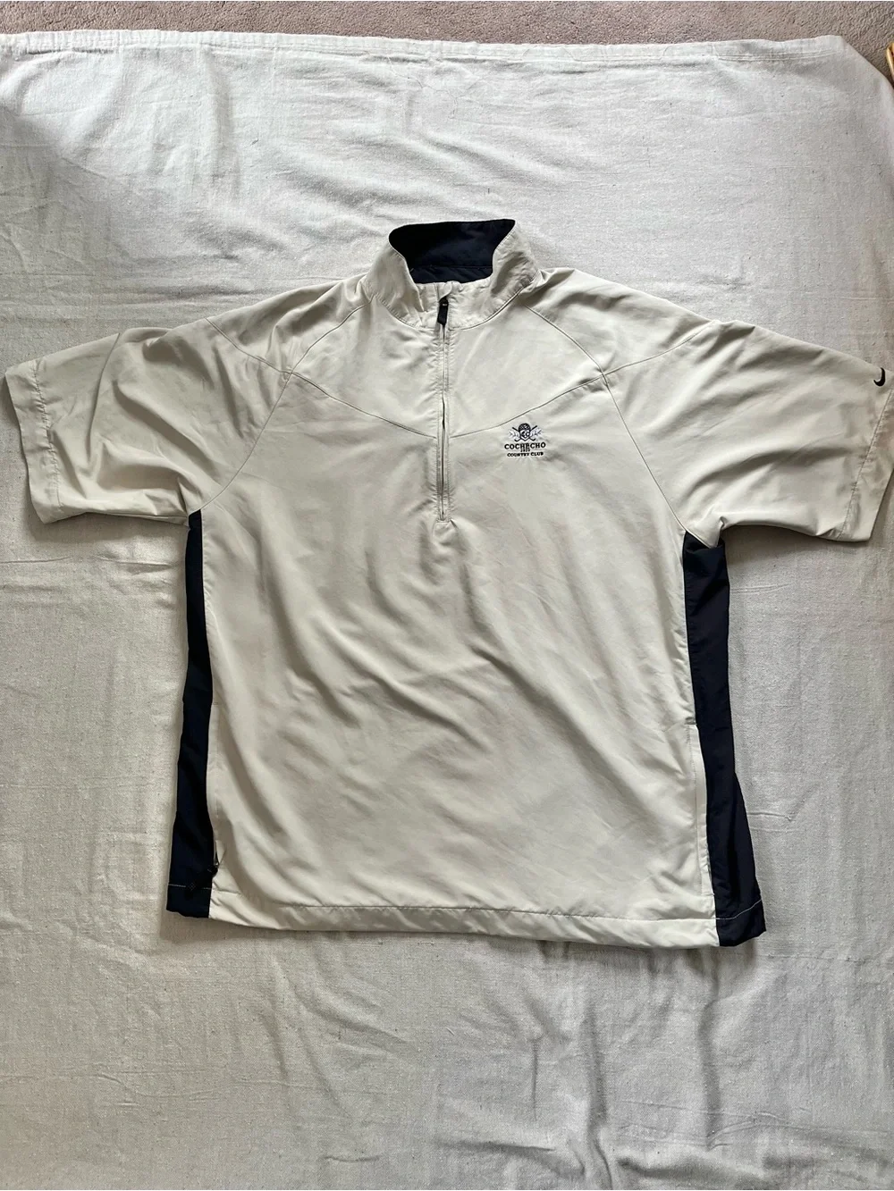 Nike Golf Men’s Cochecho Country Club Short Sleeve Quarter Zip Size XL